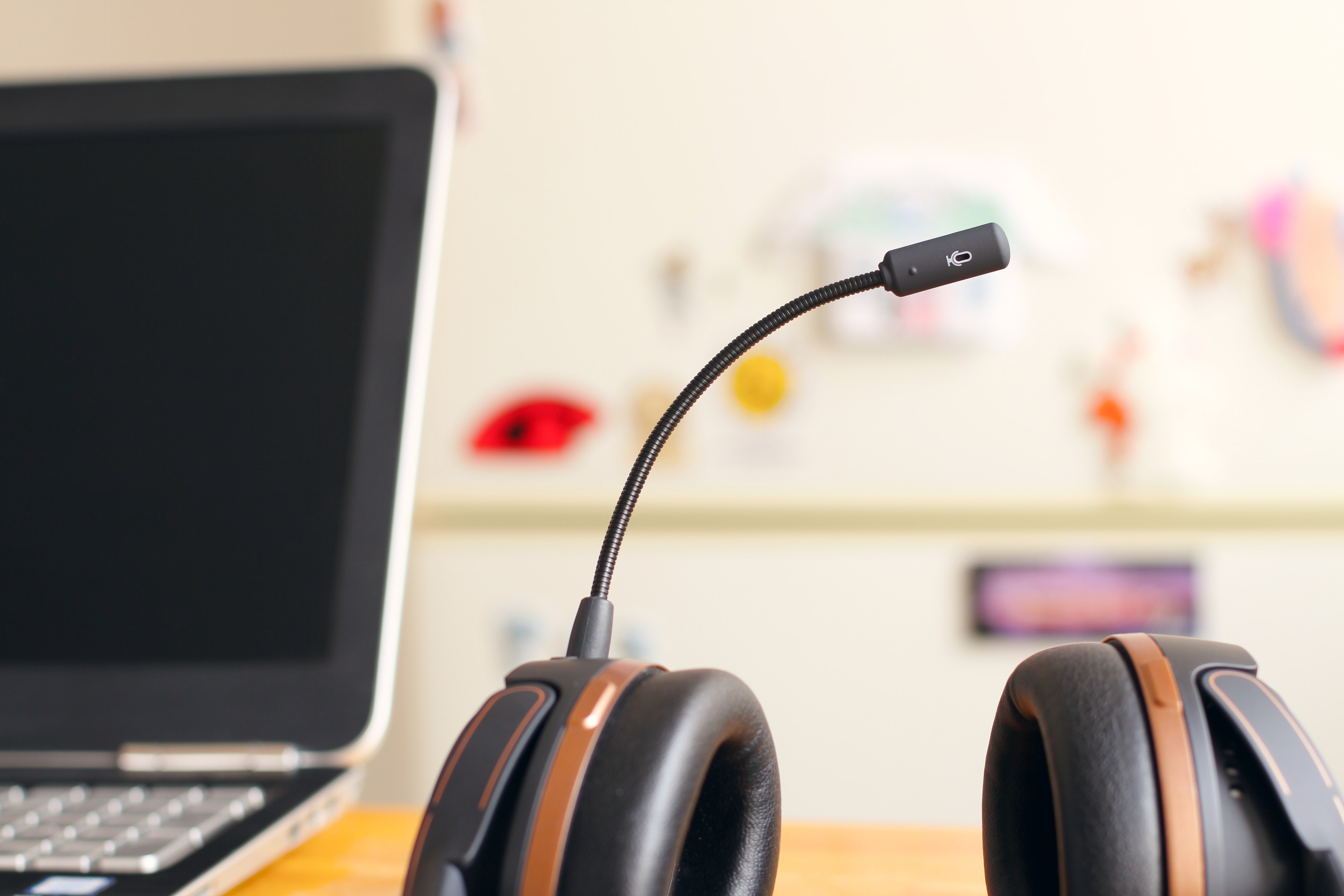 Headphones with mic